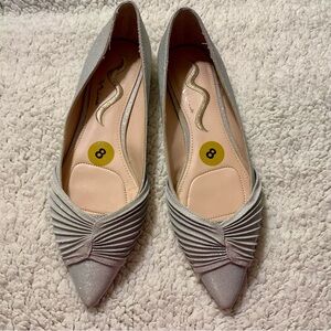 Nina Shoes Silver Flats